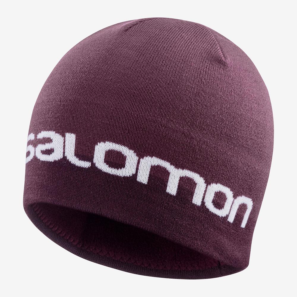 Bonnets Salomon Homme Violette - Salomon GRAPHIC - France (0841-GJINU)